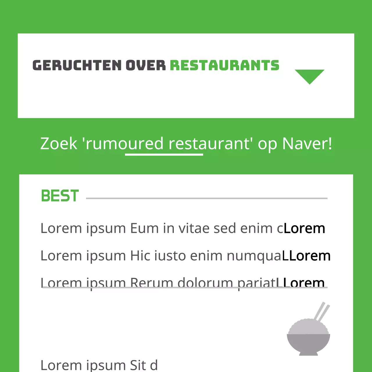 De beste plekken om te eten