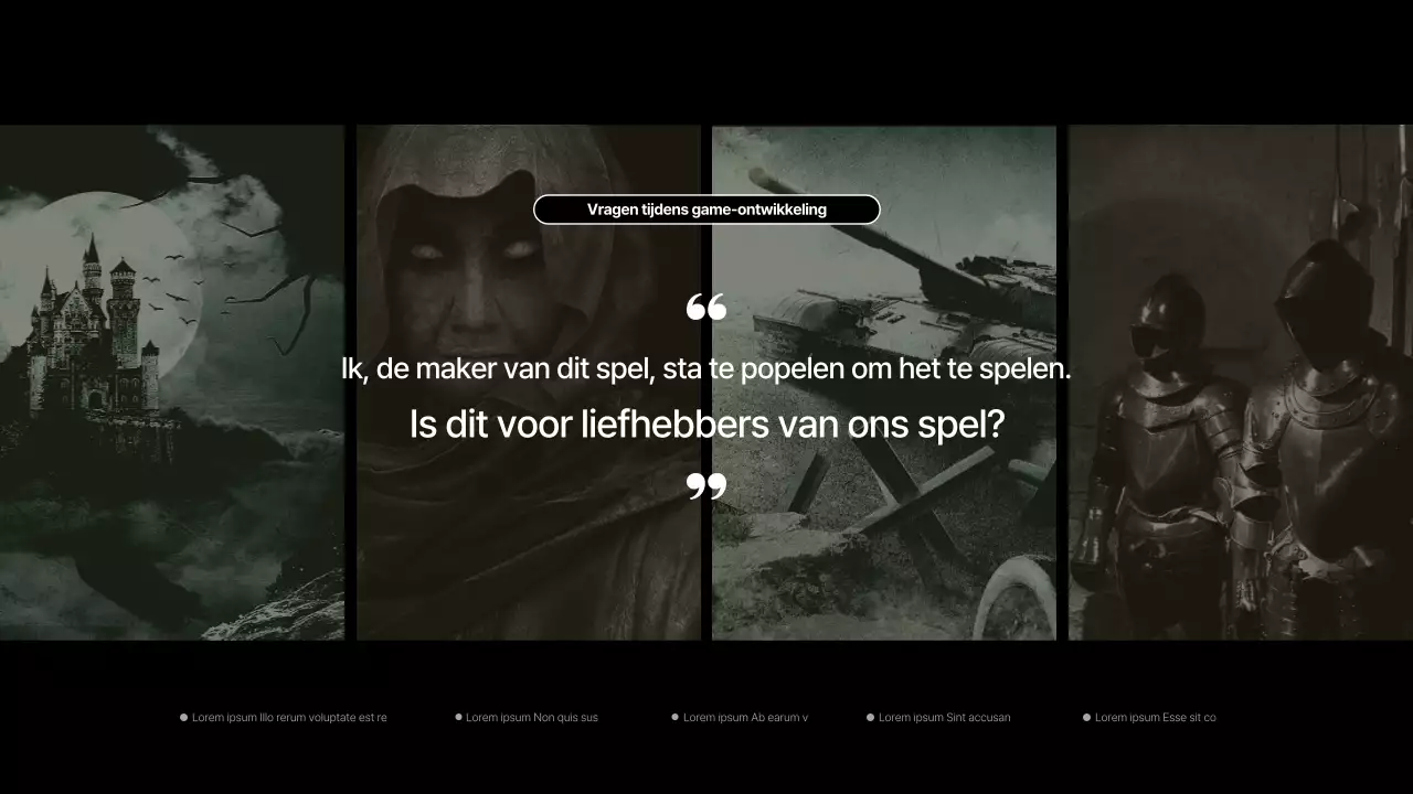 Geel Zwart Dynamisch Spelgesprek