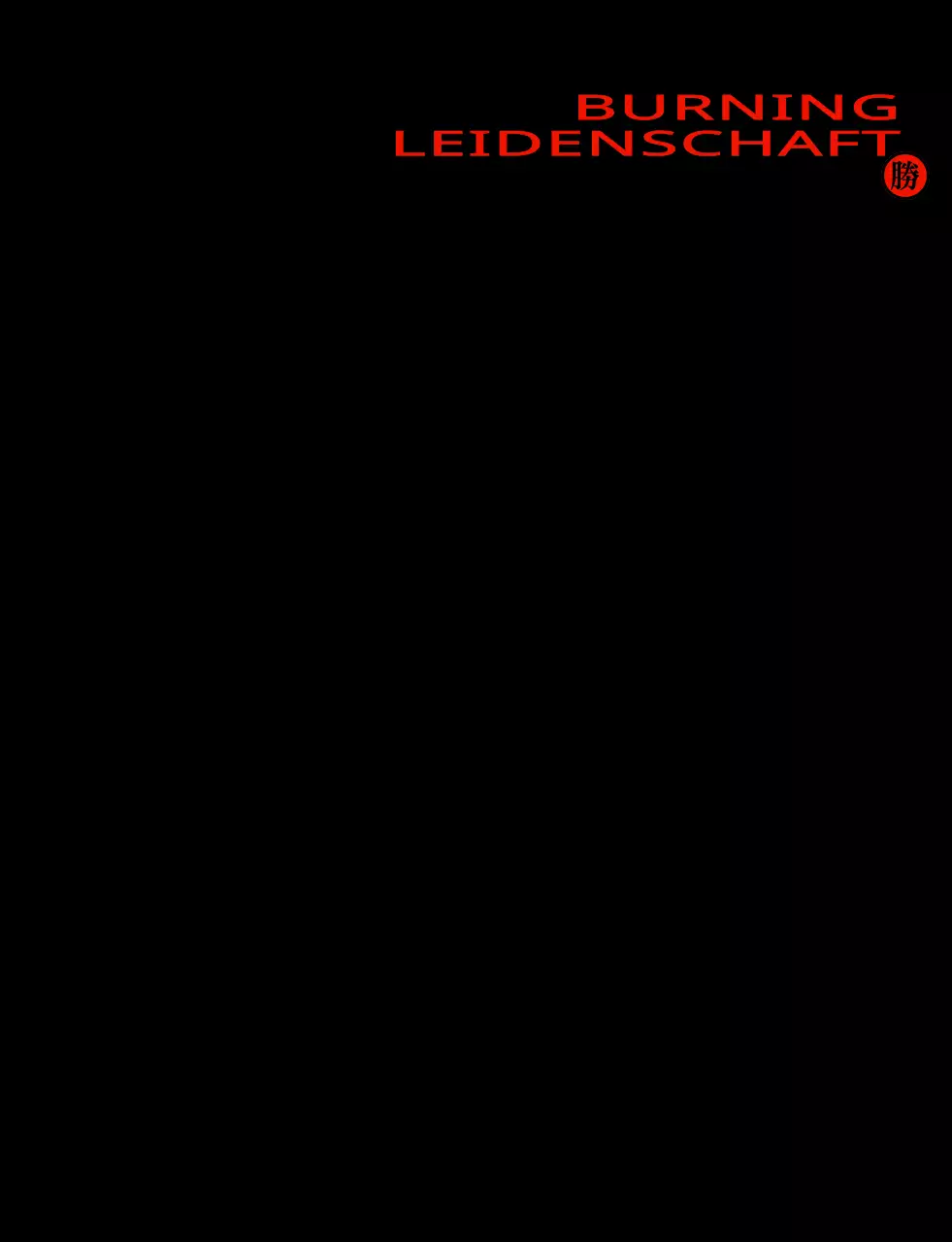 Einfach und hip chinesischen Zeichen Kalligraphie Stil Gruppe T-Shirt mit roten und schwarzen Feuer-Konzept