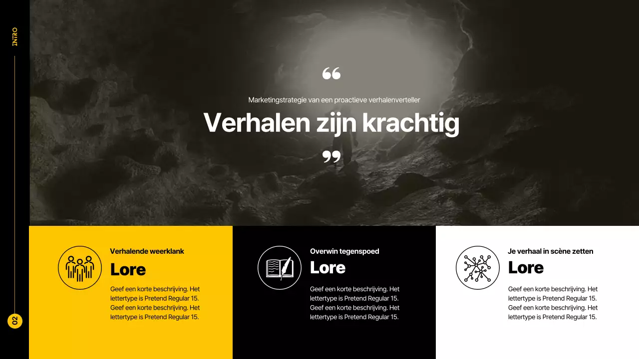 Geel Zwart Dynamisch Spelgesprek