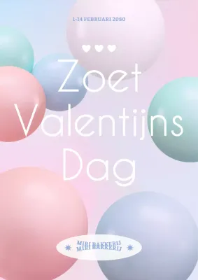 Promoot een eenvoudige witte dag met een 3D cirkelvormige achtergrond