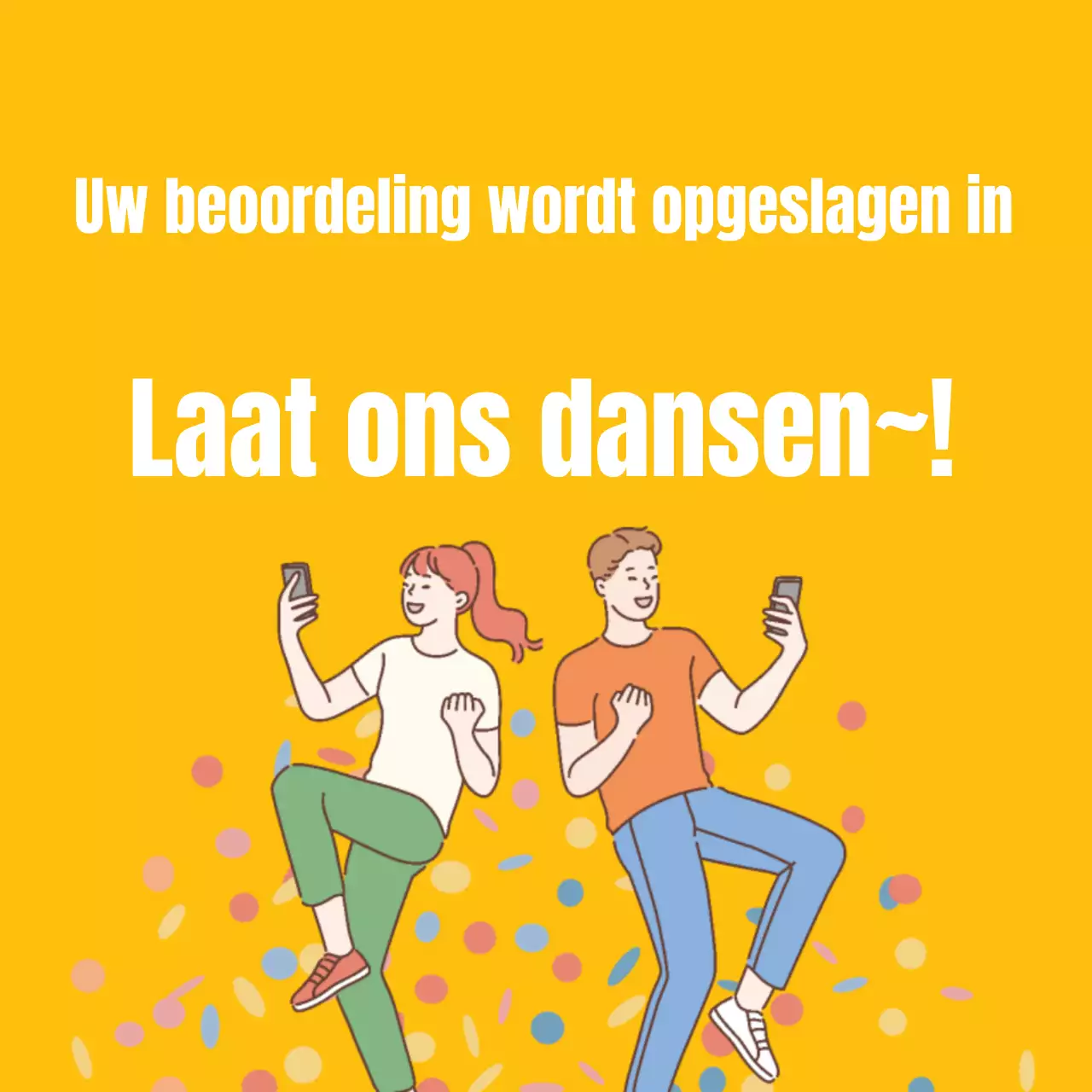 Stickers voor beoordeling van leveringen