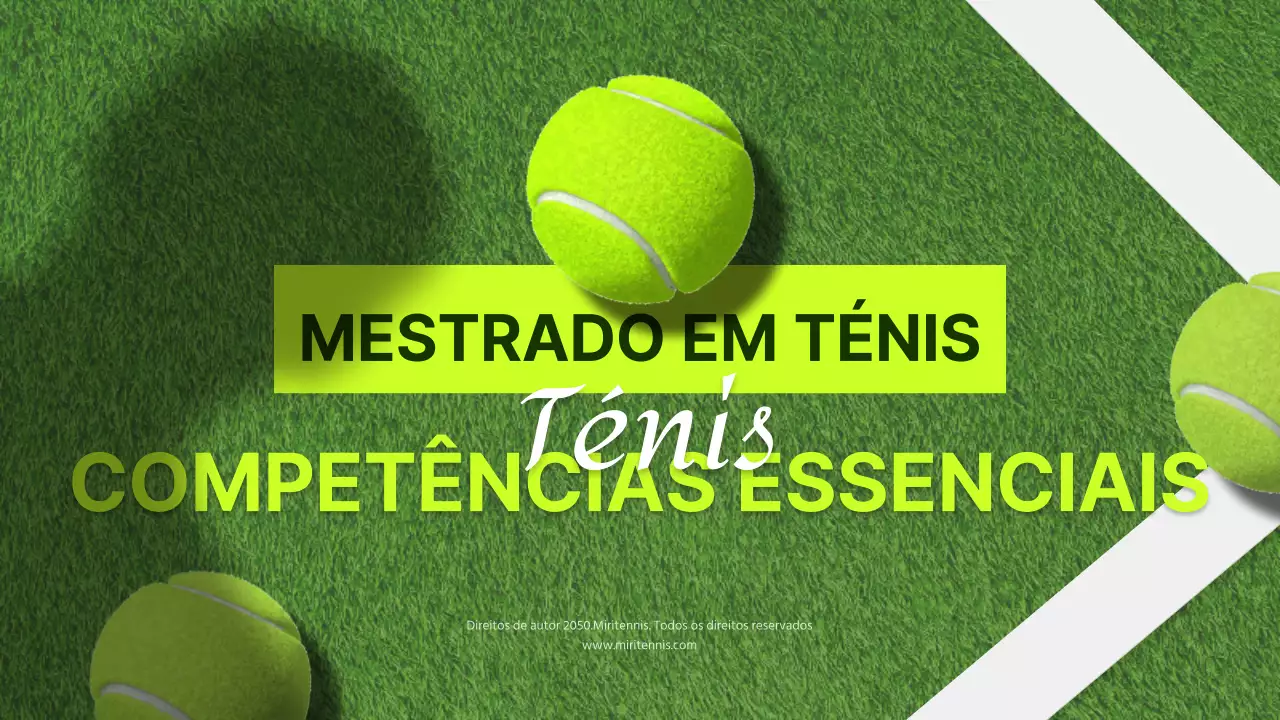 Apresentação do conceito de campo de ténis verde jogadas especiais de ténis
