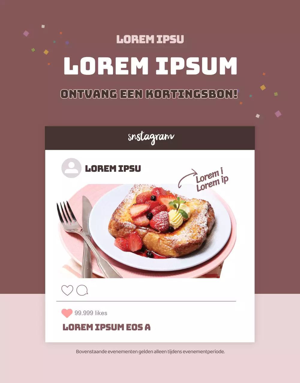 Roze en schoon concept reviewEvenementen