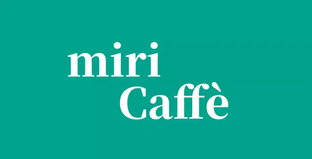 Cafe Ballette su sfondo turchese con logo in inglese