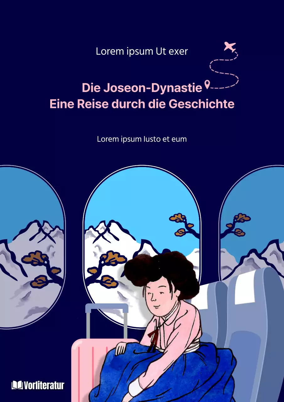 Eine historische Reise durch die Joseon-Dynastie in Marineblau und Rosa