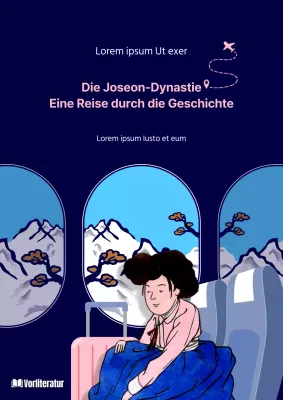 Eine historische Reise durch die Joseon-Dynastie in Marineblau und Rosa