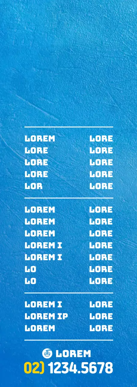 Een eenvoudige blauwe en gele stijl voor het menu en de promotie van een koud noedelrestaurant.