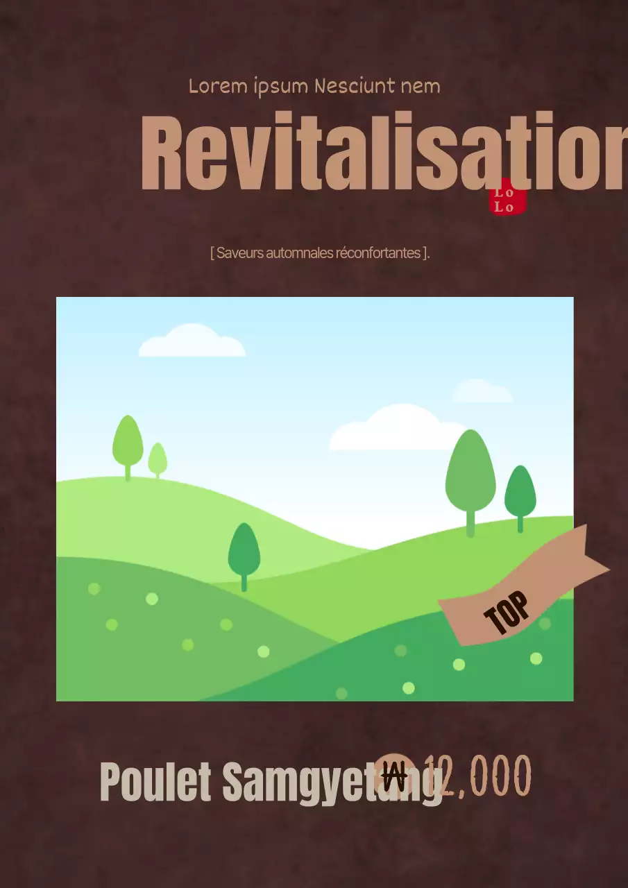 Menu publicitaire pour un restaurant de hotpots de bœuf wagyu noir