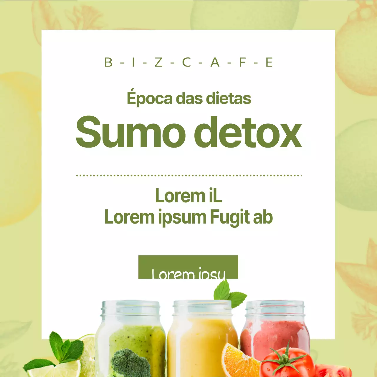 Lançamento de sumos detox