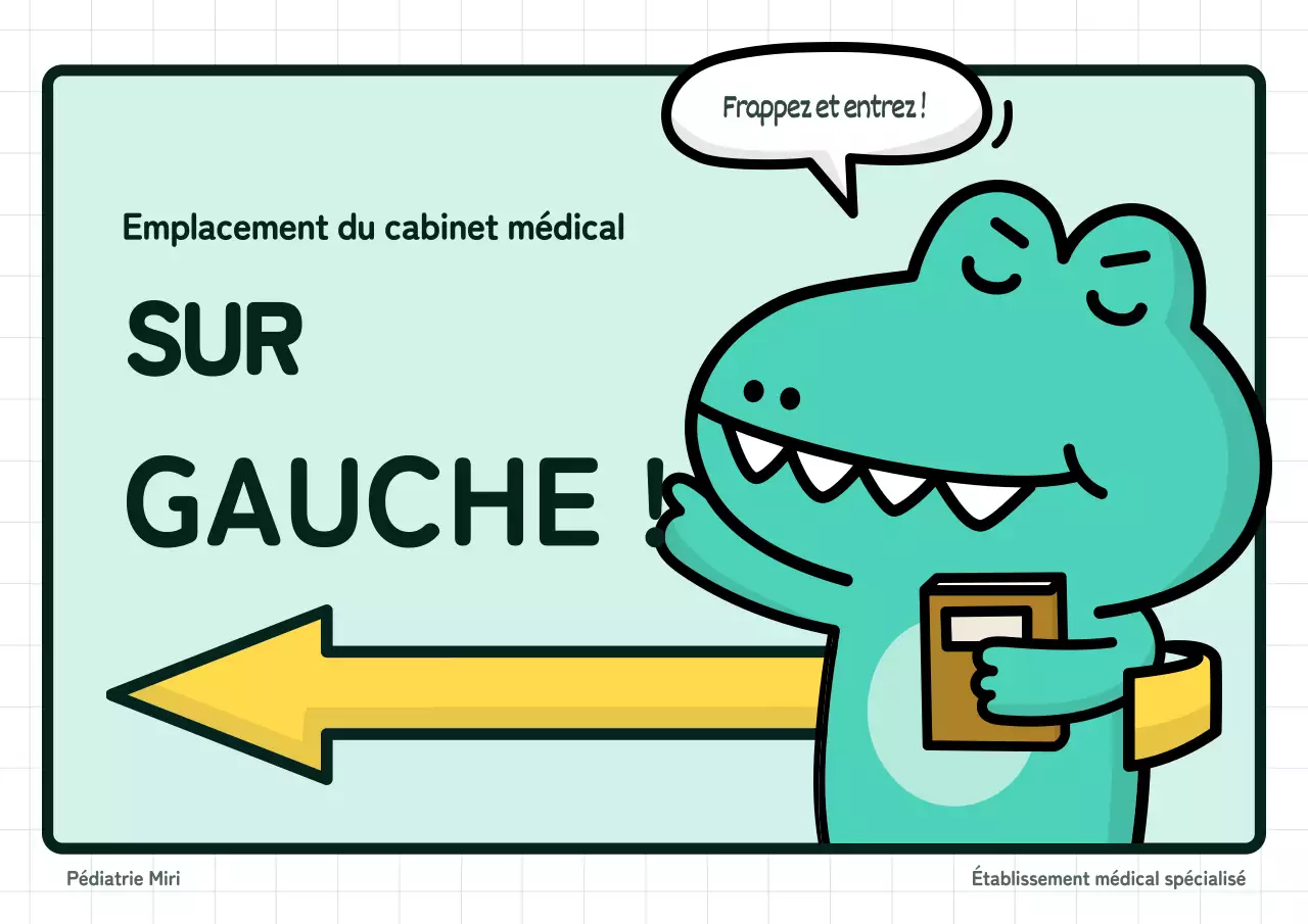 Informations sur les installations avec un joli personnage vert