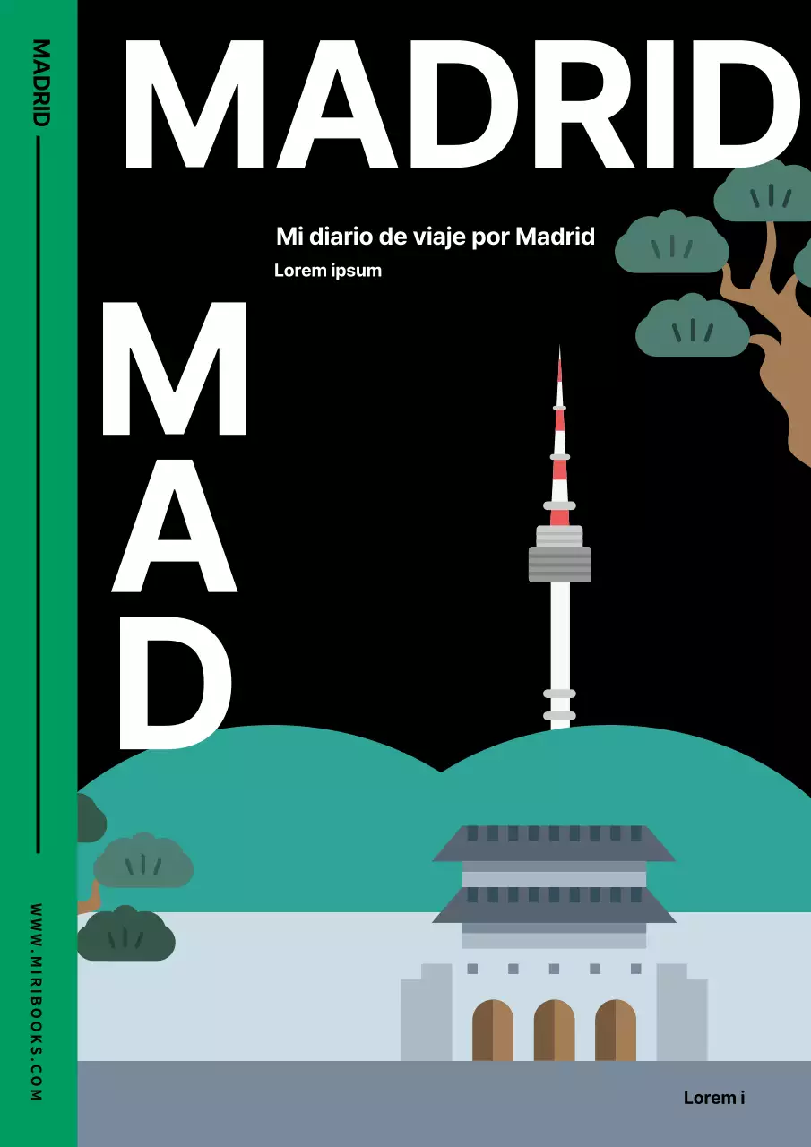 Verde negro moderno autoeditado portada de libro de ensayo