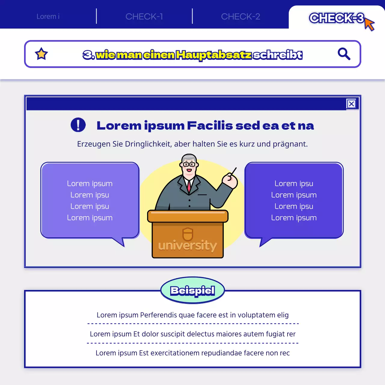 Umgangsformen und Beispiele für das Schreiben von E-Mails in Marineblau und Weiß