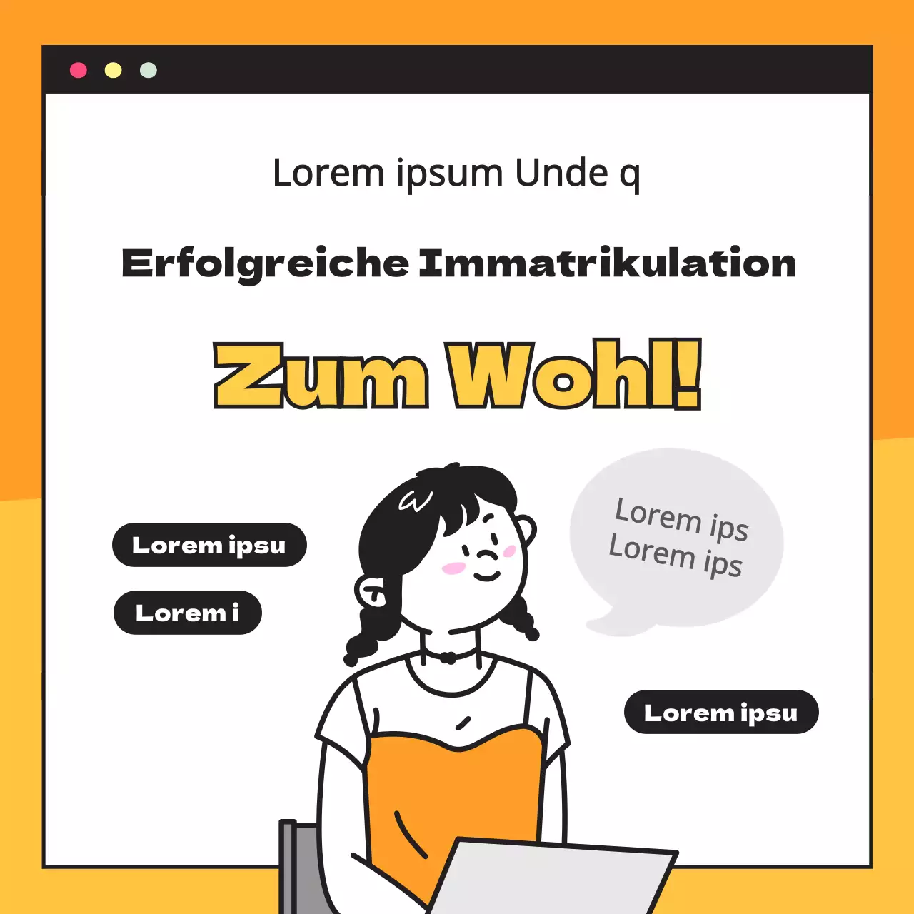 Neue Semestereintragung in gelber CardNews