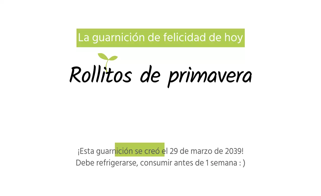 Rollitos de primavera