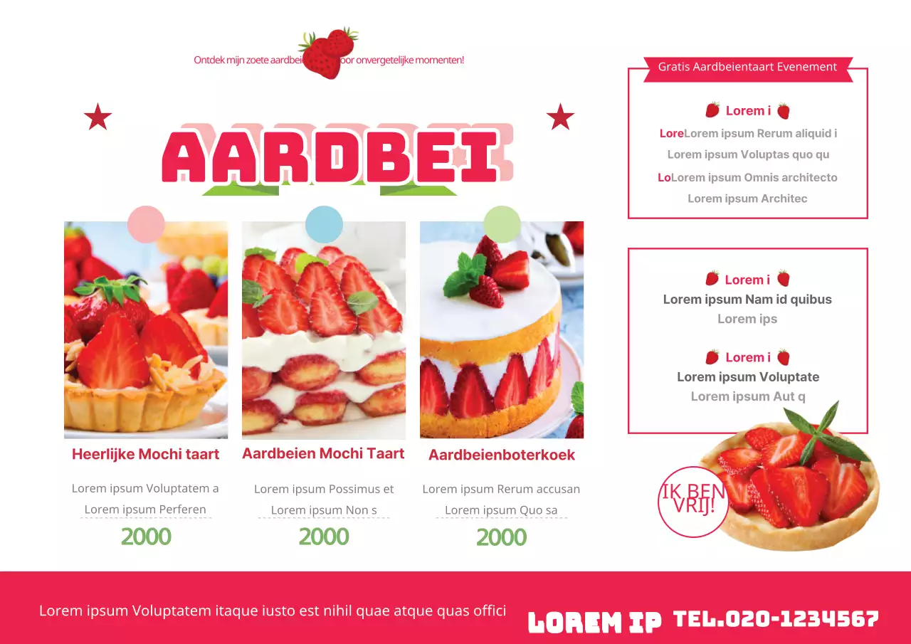 Aardbeientaart