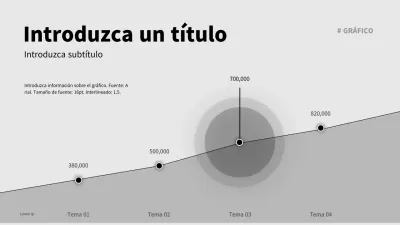 Diseño gráfico de conceptos limpios en gris y negro