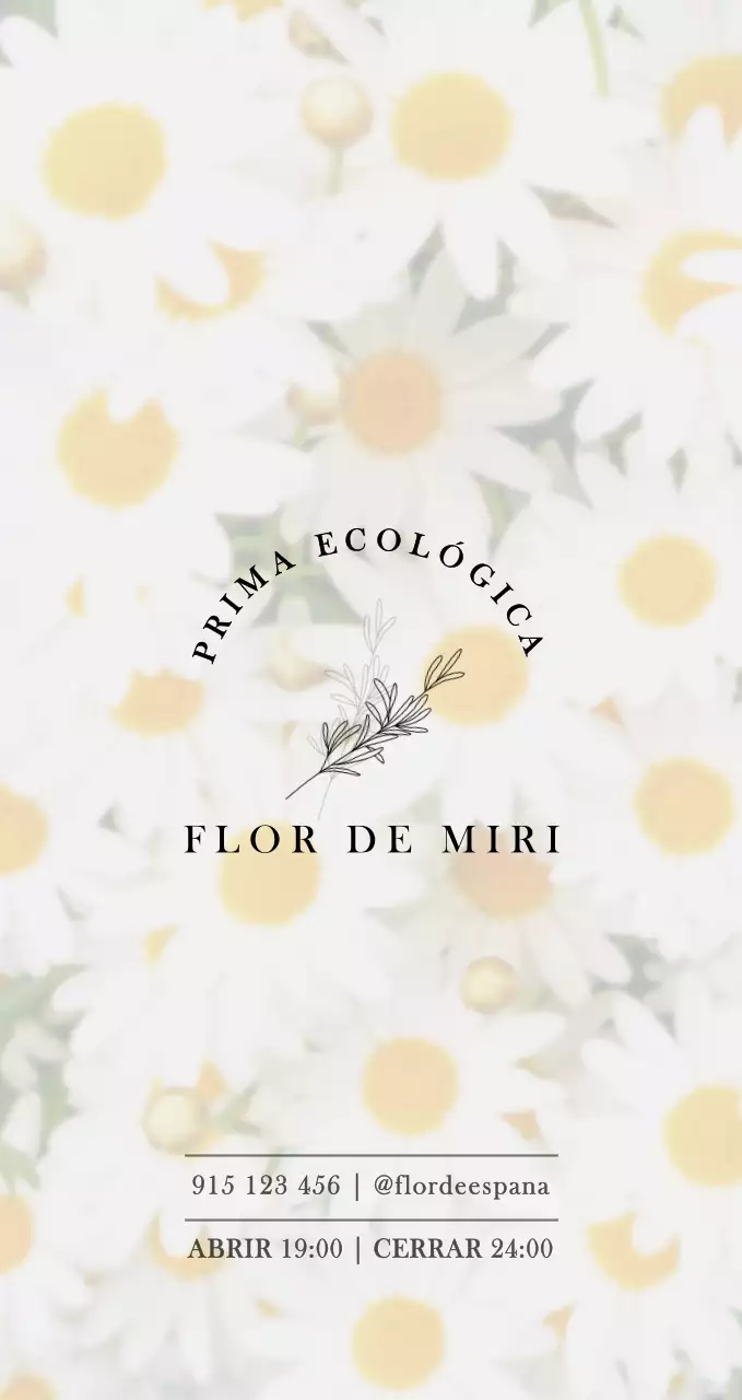 Emotivo concepto fotográfico de la manzanilla para promocionar e informar a los floristas