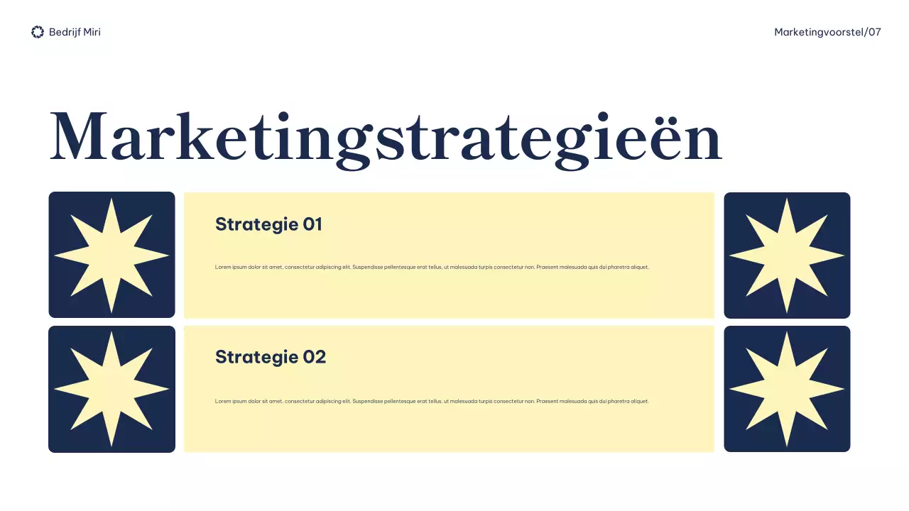 document modern marketingvoorstel marine