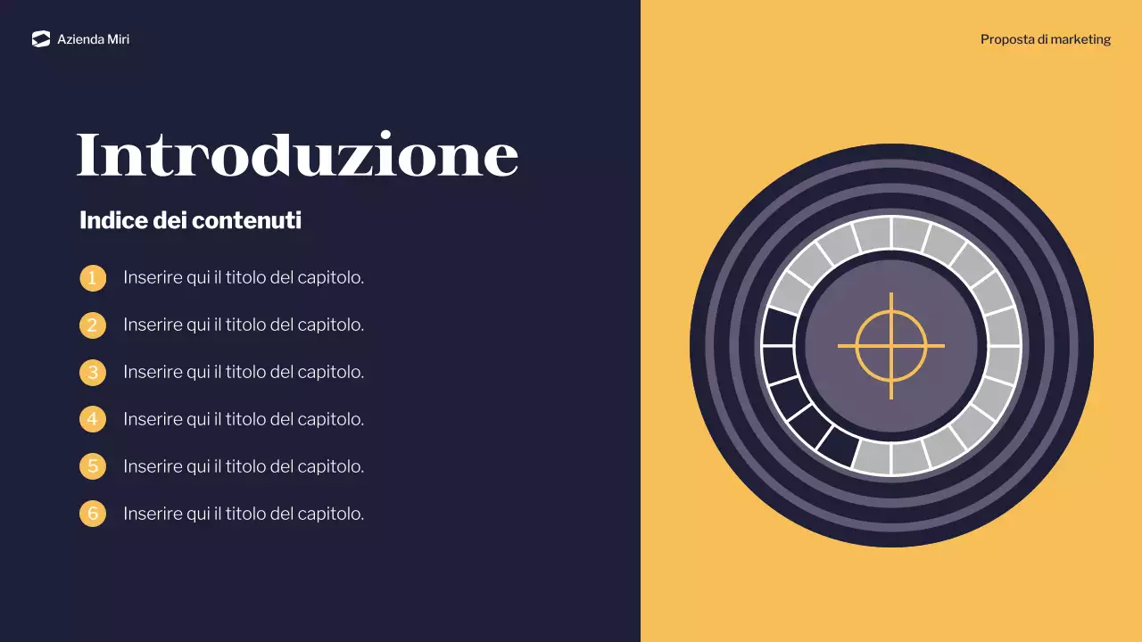 documento di marketing moderno della marina militare