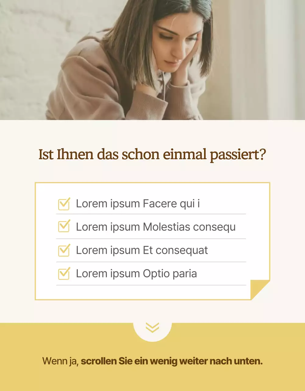 Sanft gefärbte psychologische Beratung Detailseite
