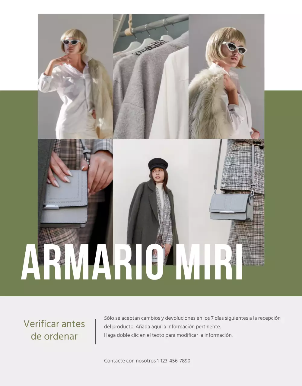 Moda página detallada