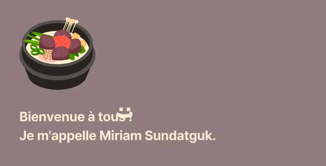 Restaurant Sundaegukbap Balsat avec sundaeguk sur fond de haricots rouges