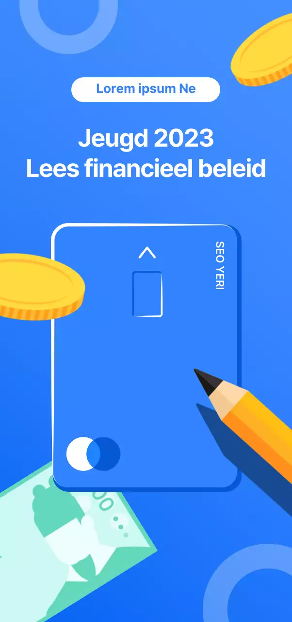 Promoot je seminar in blauw