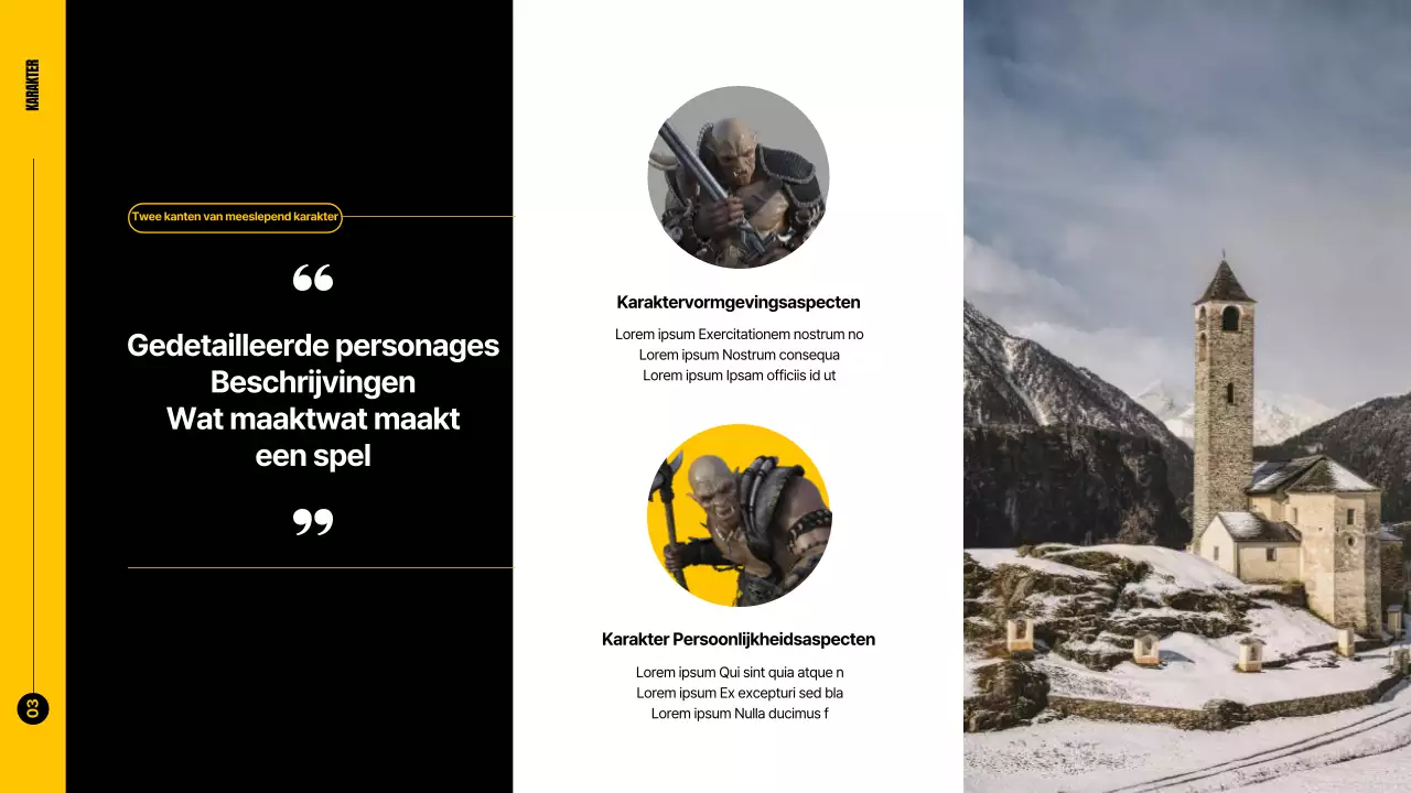 Geel Zwart Dynamisch Spelgesprek