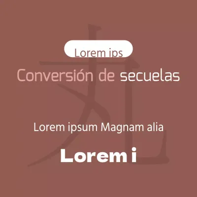 Conversión de secuelas