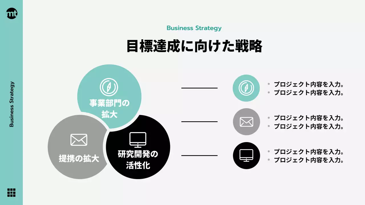 ミント モダン ビジョン 計画書 プレゼンテーション