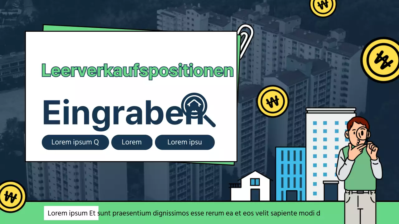 Niedlicher Fotohintergrund mit mintfarbenen Akzenten, um Ihr Haus zum Verkauf zu präsentieren