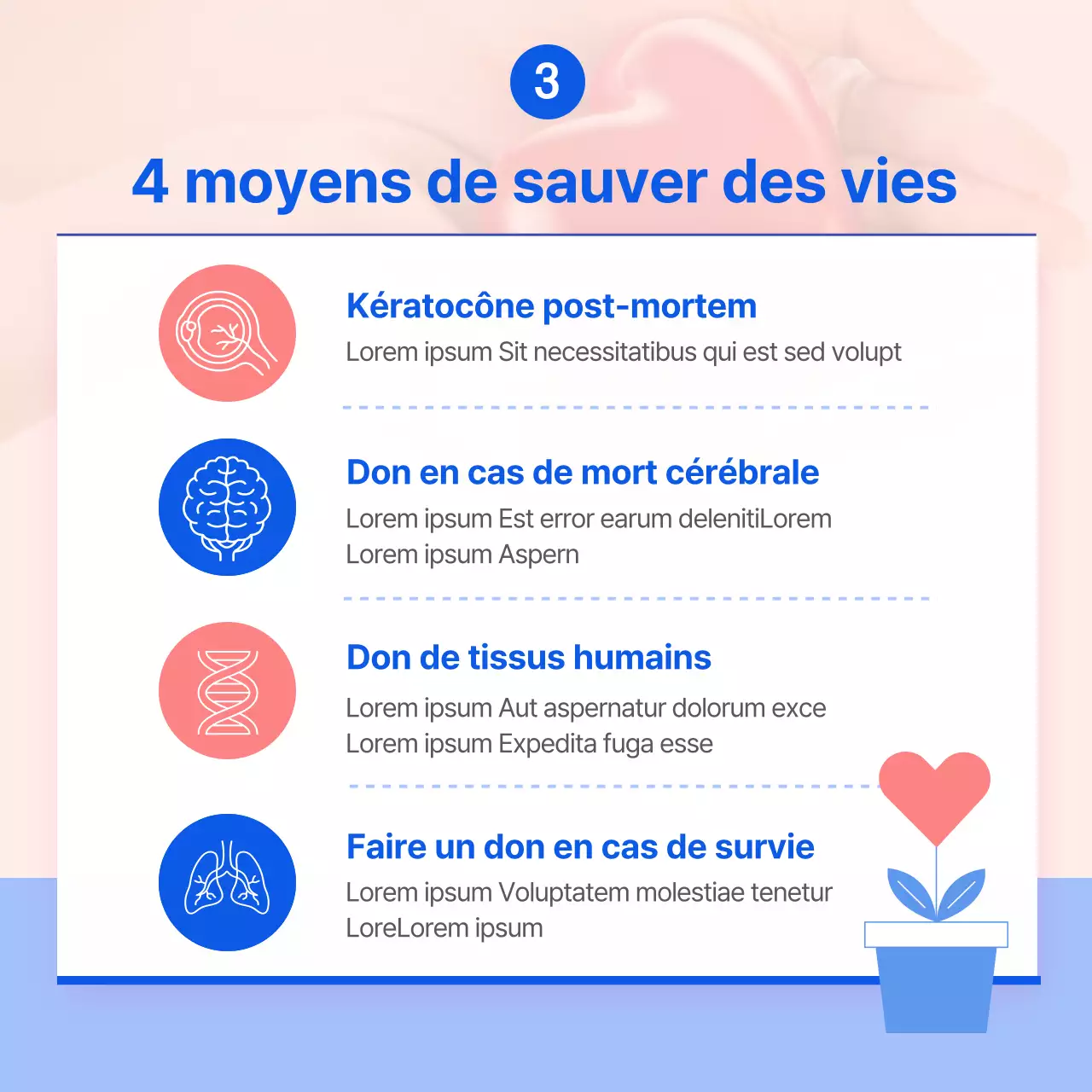 Journée du don d'organes Campagne du don d'organes Le don d'organes, le magnifique cadeau d'une seconde vie.