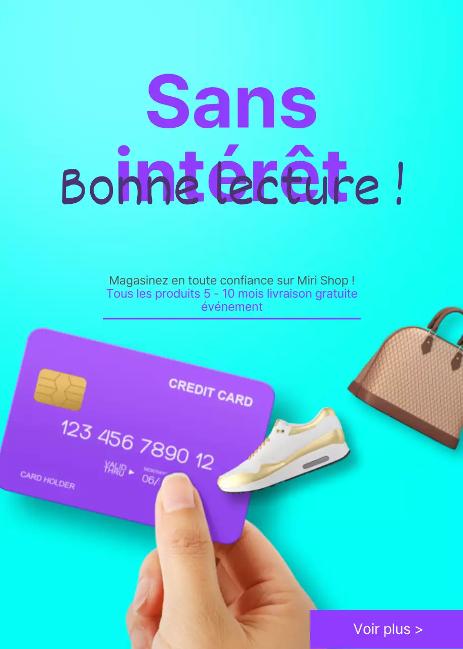 Offres sans intérêt