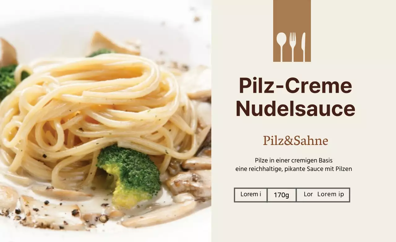 beige Fotografie Highlight ordentlich Lebensmittel Creme Pasta-Sauce