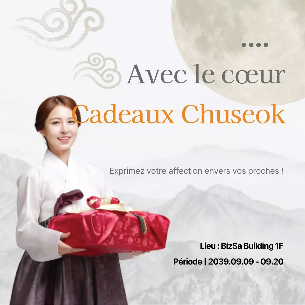 Des cadeaux sincères pour Chuseok