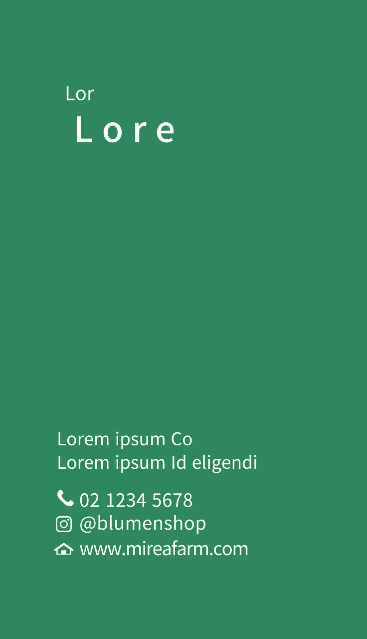 Grüne Illustration Gepflegter Blumengarten