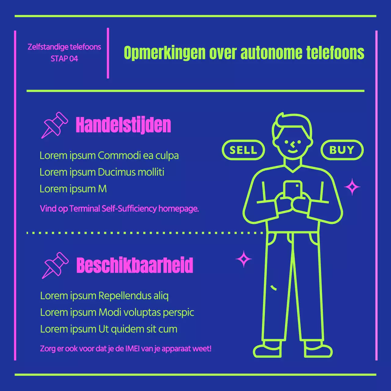 Over de marineblauwe en chartreuse zelfvoorzienende mobiele telefoons