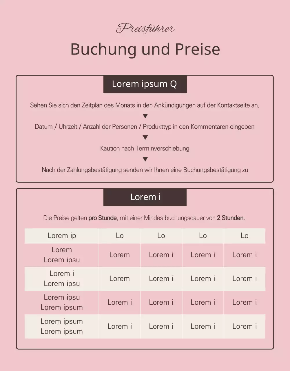 Ein beruhigendes Selbststudio in Rosa und Elfenbein