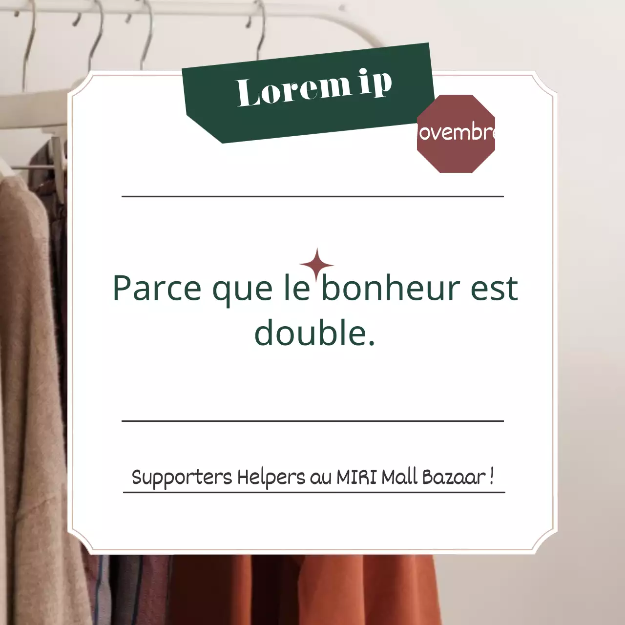 Les partisans de la revue de bazar pastel et sentimentale (CardNews)