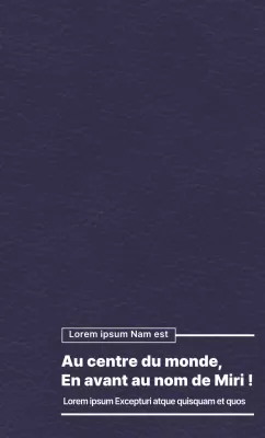 Mise en valeur du slogan de l'université grâce à un concept de mise en page simple