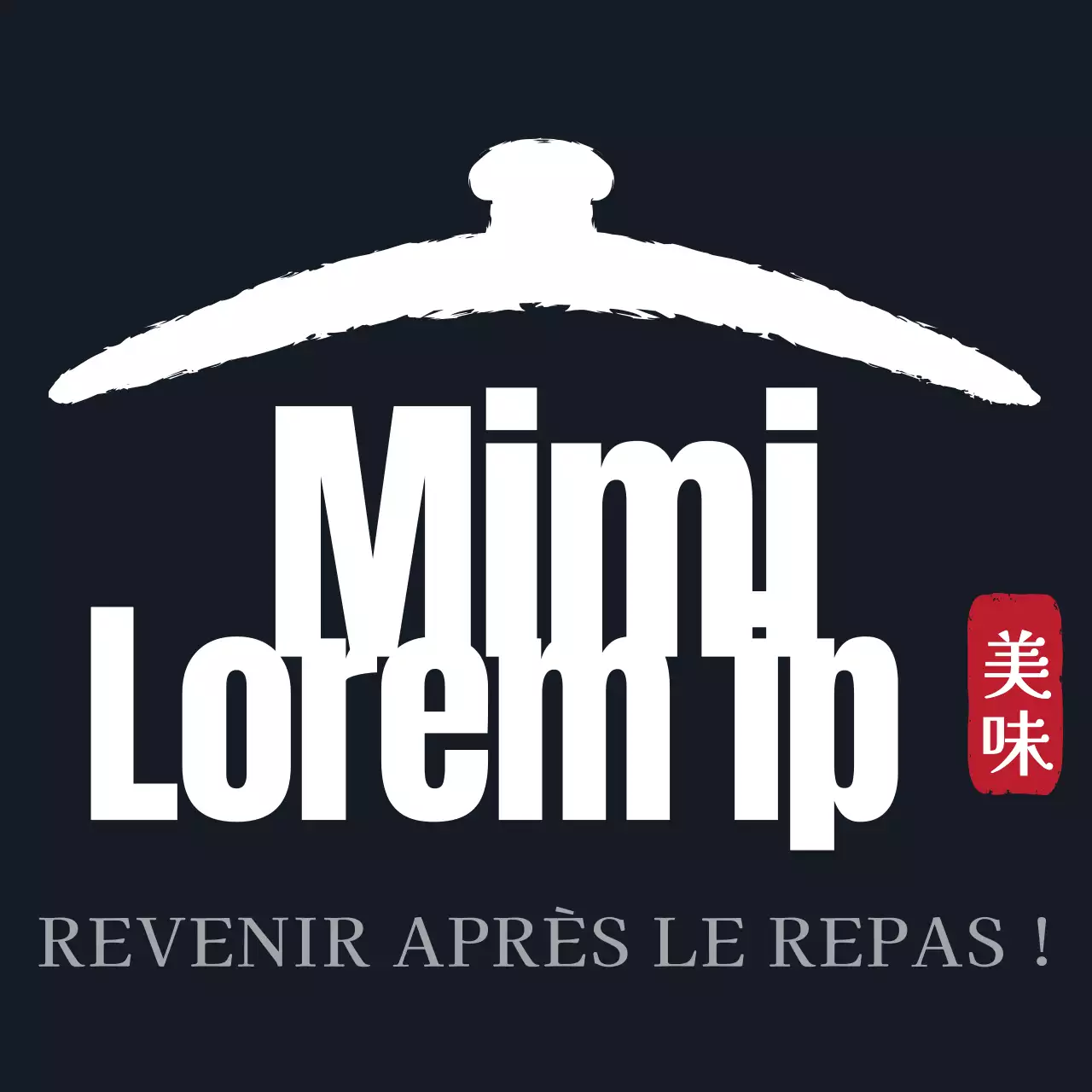Logo simple en noir et rouge du symbole de la mijoteuse traditionnelle pour les employés et les clients d'un restaurant de charcuterie.