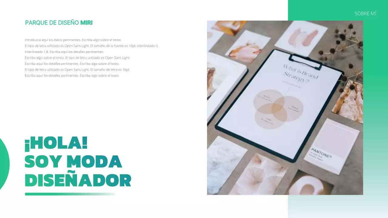 Una sencilla cartera de diseño en verde