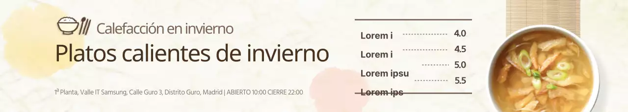 Comidas calientes de invierno