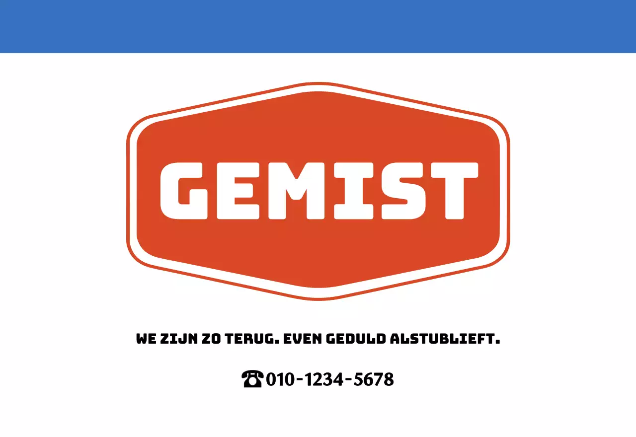 Retro concept nostalgiekalender in rood en blauw