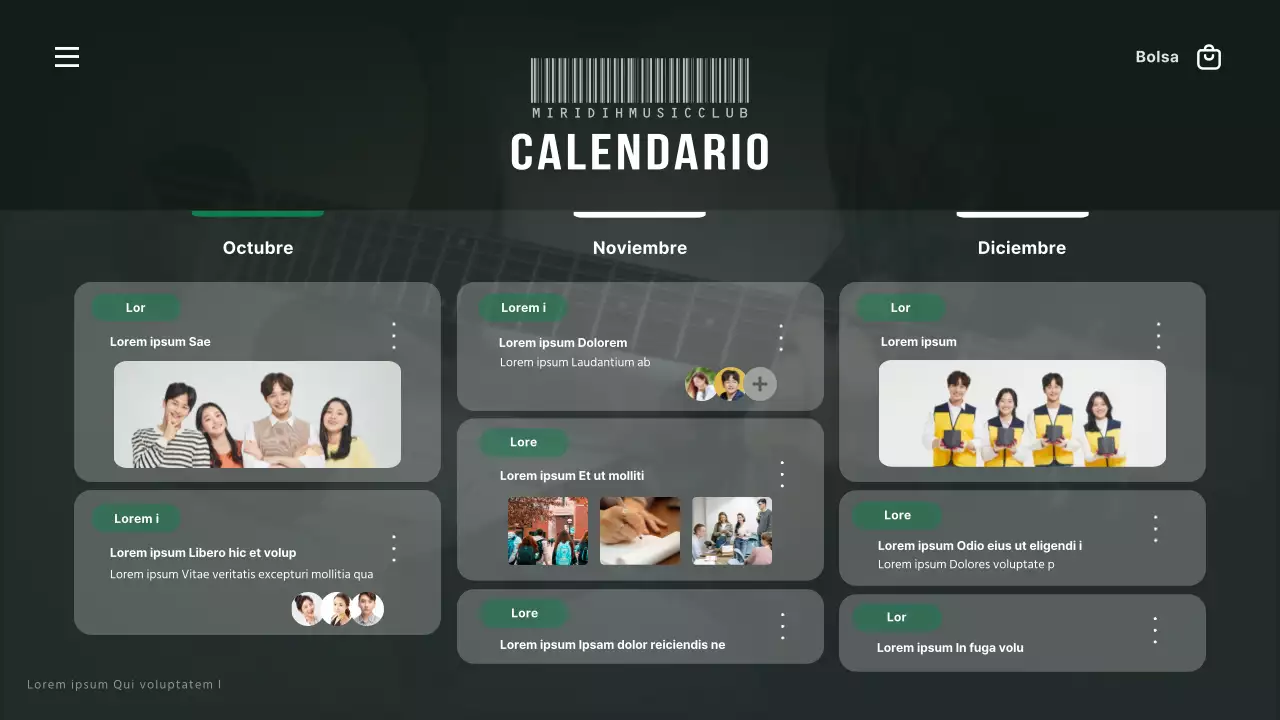 Explicación de los círculos negros y rojos de la música pop