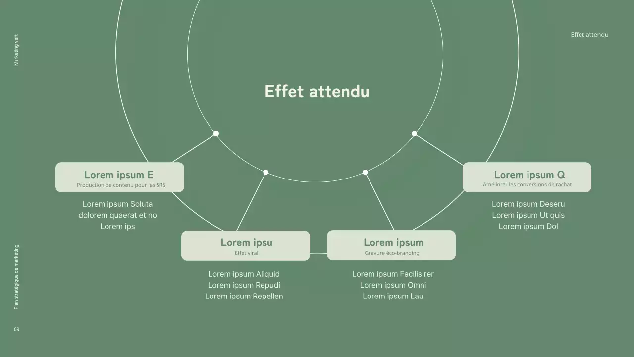 Cosmétiques écologiques de marketing vert dans des tons verts et noirs sourds