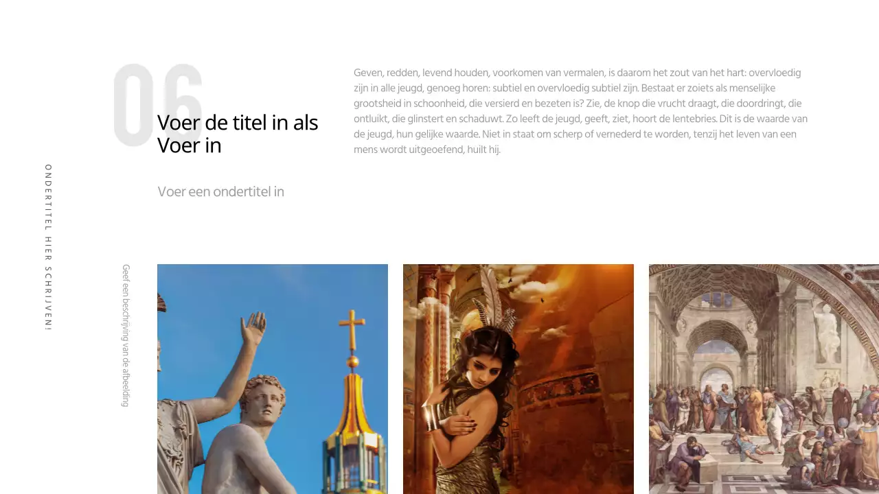 Eenvoudige presentatie