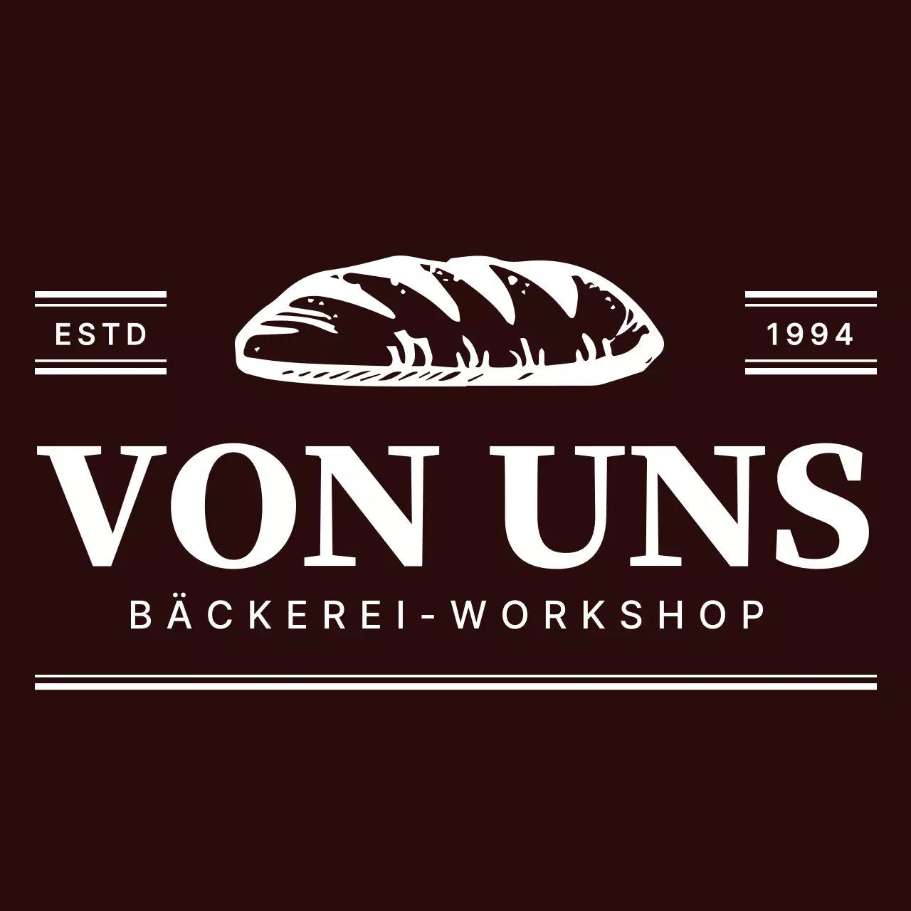 Braun und weiß einfache moderne Symbol und Text Kombination Logo-Stil für Bäckerei Personal