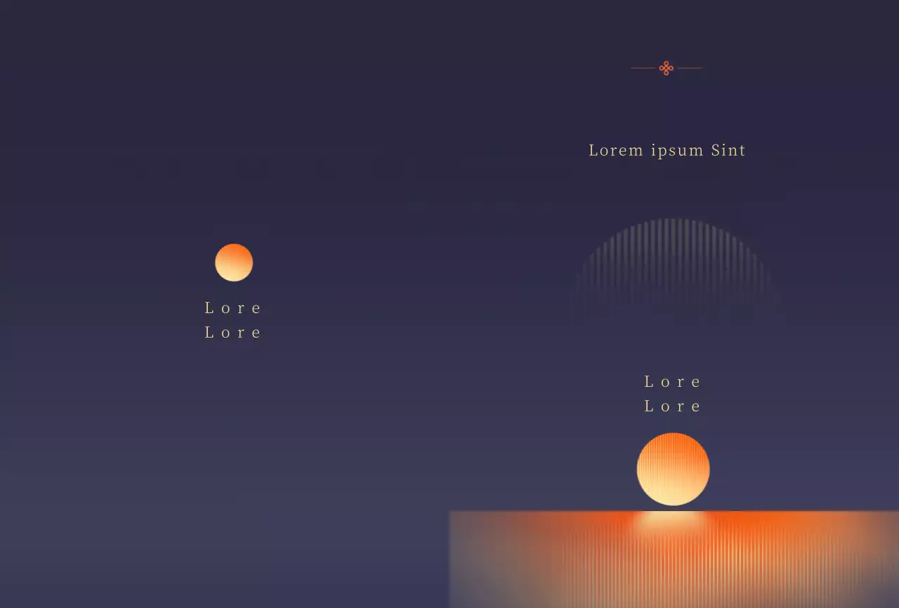 Ilustración de un tranquilo amanecer Tarjeta de felicitación de Año Nuevo